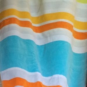 Bright striped beach 🏖 towel, 65x30